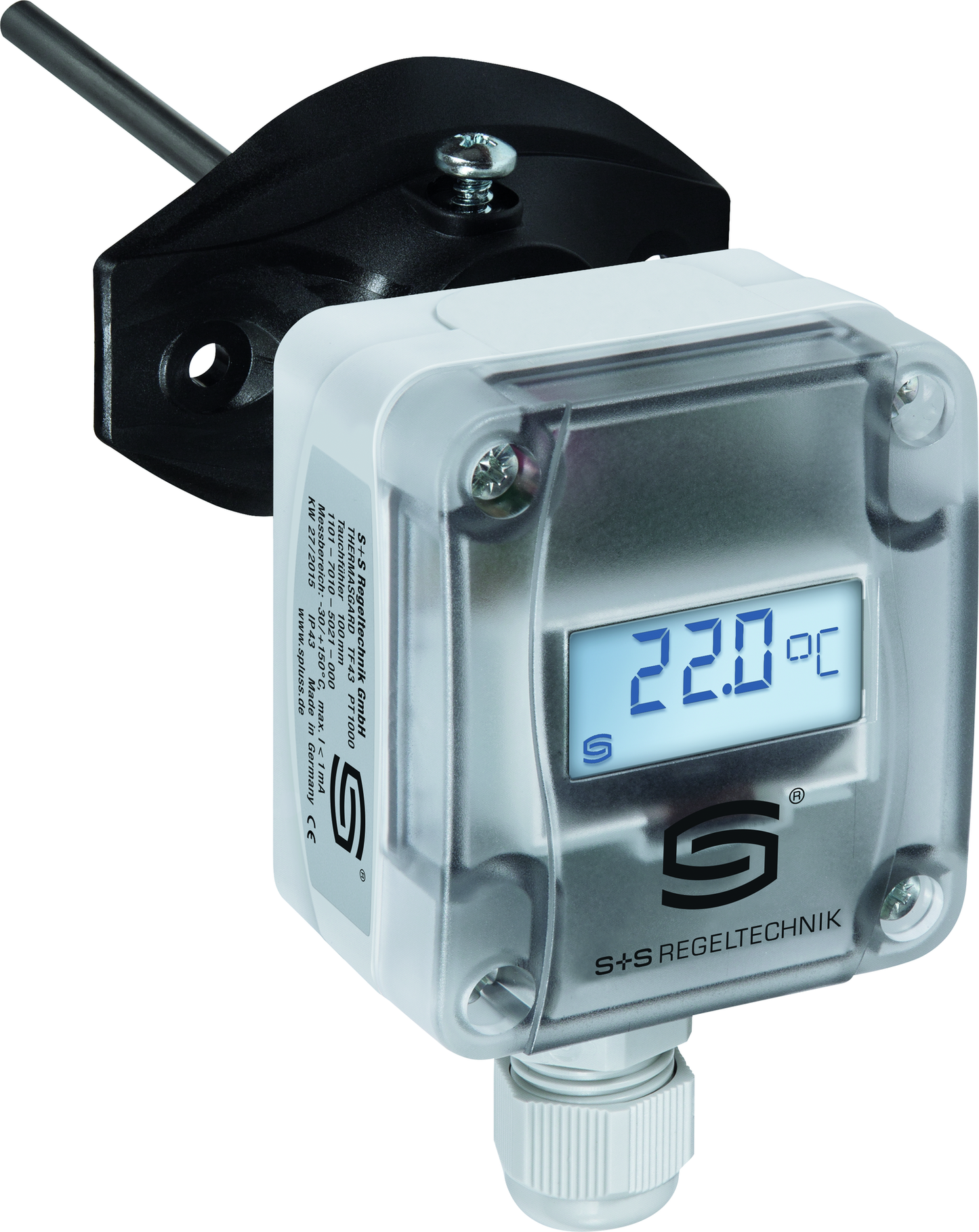 THERMASGARD TM43-U 50mm LCD, mit LCD-Anzeige - S+S Regeltechnik