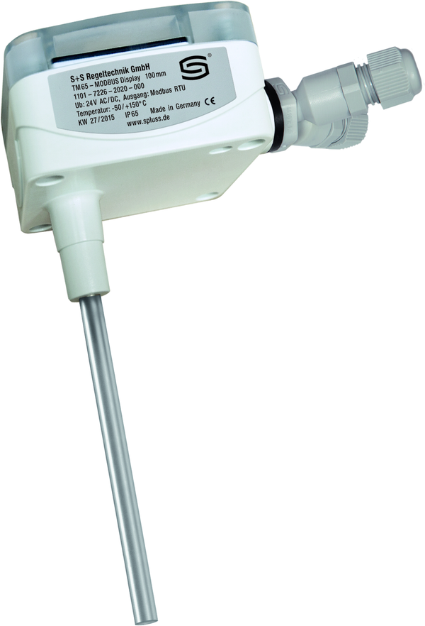 THERMASGARD TM65-Modbus-SD 150mm LCD, mit LCD-Anzeige - S+S Regeltechnik