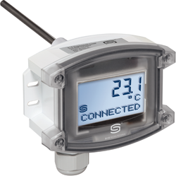 WIRELESS Tauch- / Einschraub- / Kanal-Temperaturmessumformer THERMASGARD TM65-wModbus 50MM LCD, mit LCD-Anzeige - S+S Regeltechnik