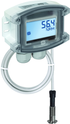 Vitrinen-Feuchte- und Temperaturfühler HYGRASGARD VFTF-Modbus-T3 LCD, mit LCD-Anzeige, mit Metall-Sinterfilter - S+S Regeltechnik