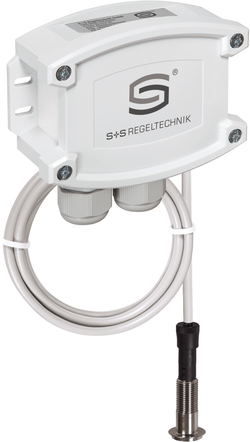 Vitrinen-Feuchte- und Temperaturfühler HYGRASGARD VFTF-Modbus-T3, mit Metall-Sinterfilter - S+S Regeltechnik