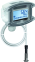 WIRELESS Vitrinen-Feuchte- und Temperaturfühler HYGRASGARD VFTF-wModbus LCD, mit LCD-Anzeige, mit Metall-Sinterfilter - S+S Regeltechnik