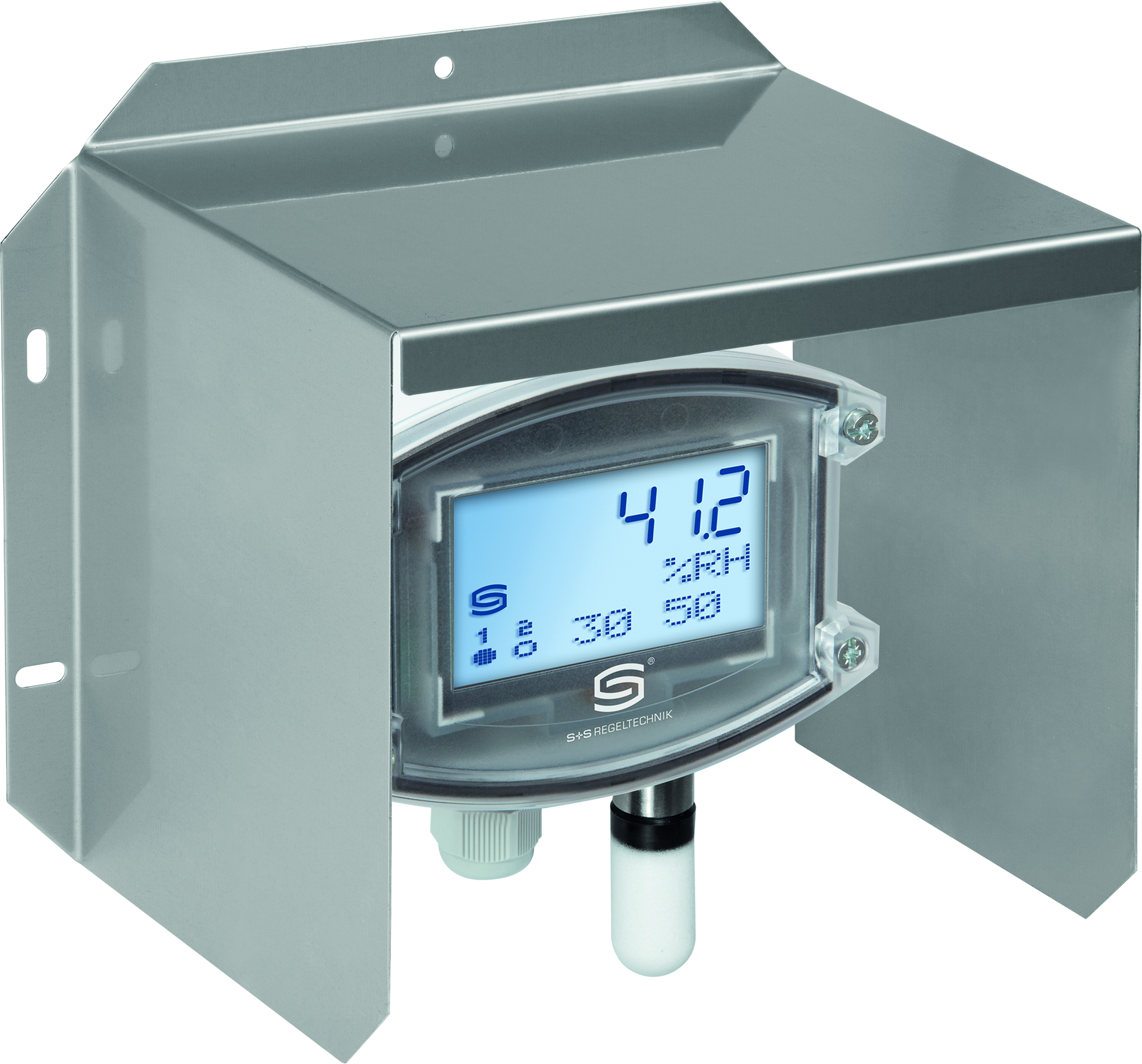HYGRASREG AHT-30W-I LCD, mit LCD-Anzeige - S+S Regeltechnik